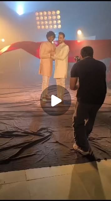 Bts of the garment shoot